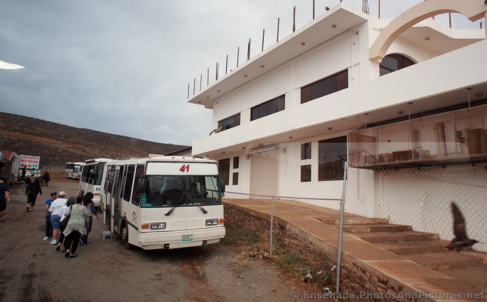 Parking area for La Bufadora.jpg