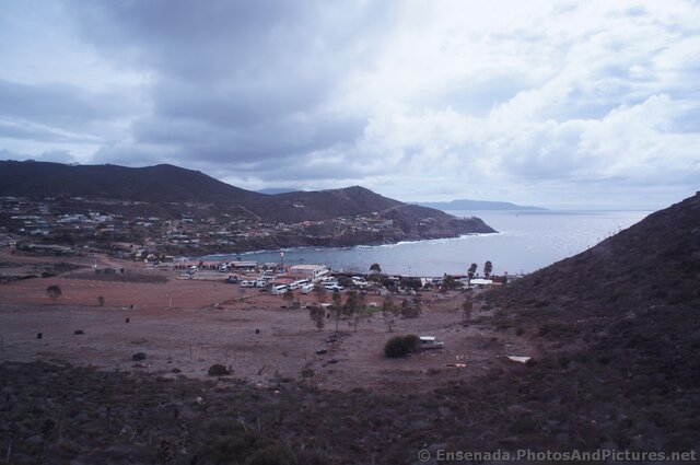 Parking Lot for La Bufadora Ensenada viewed from hill.jpg