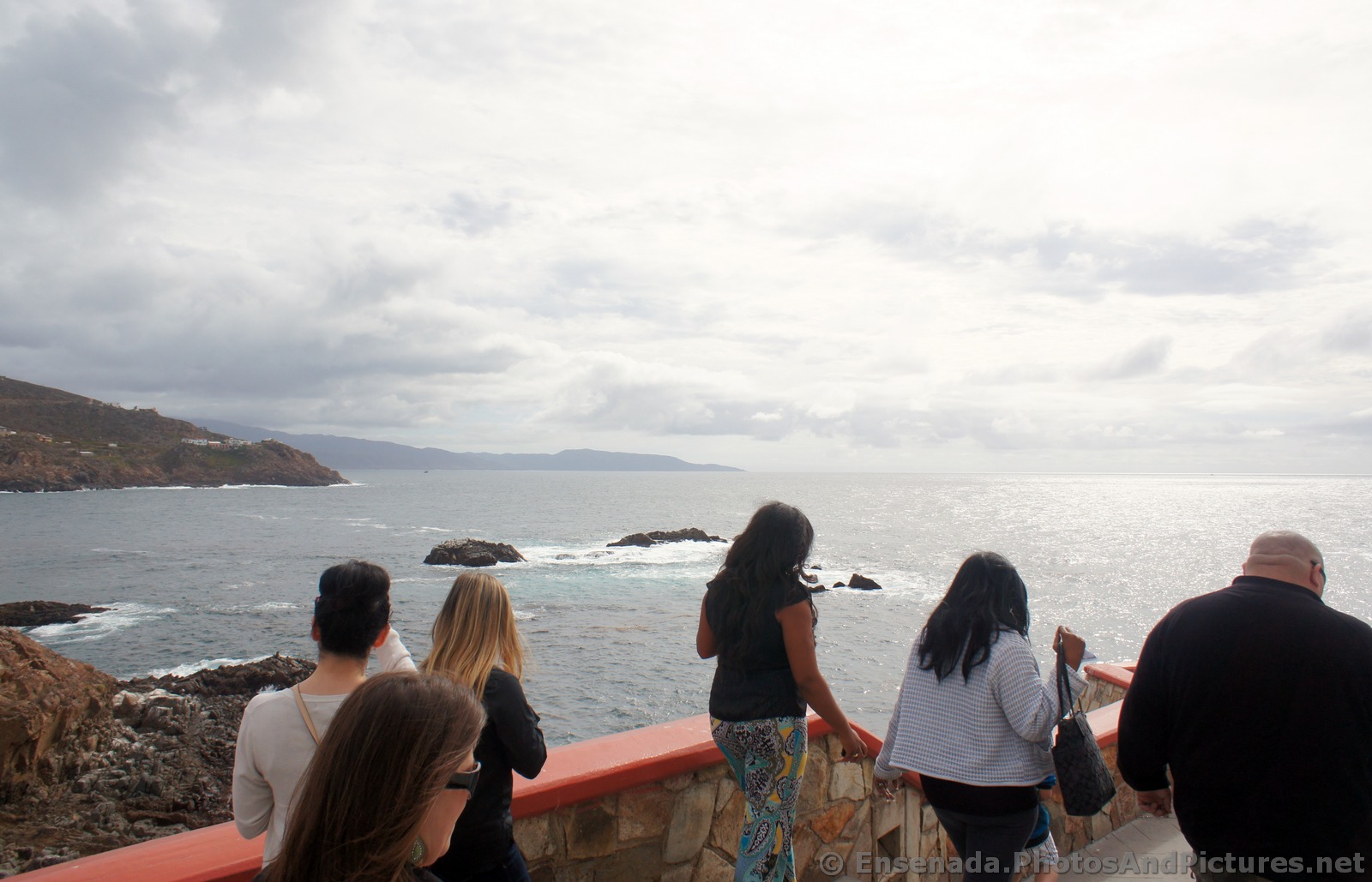 Stairs going down to La Bufadora blowhole.jpg