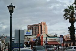 Villa Marina Hotel in Ensenada viewed from a distance.jpg