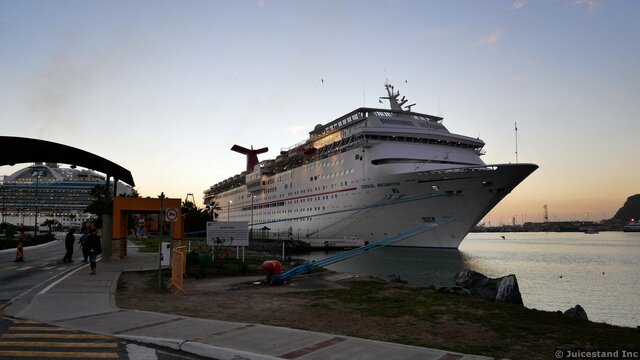 Carnival Cruise Ship at Port of Ensenada