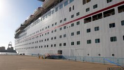 Carnival Imagination Port Side View at Ensenada Cruise Pier