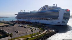 Emerald Princess Docked in Ensenada Mexico