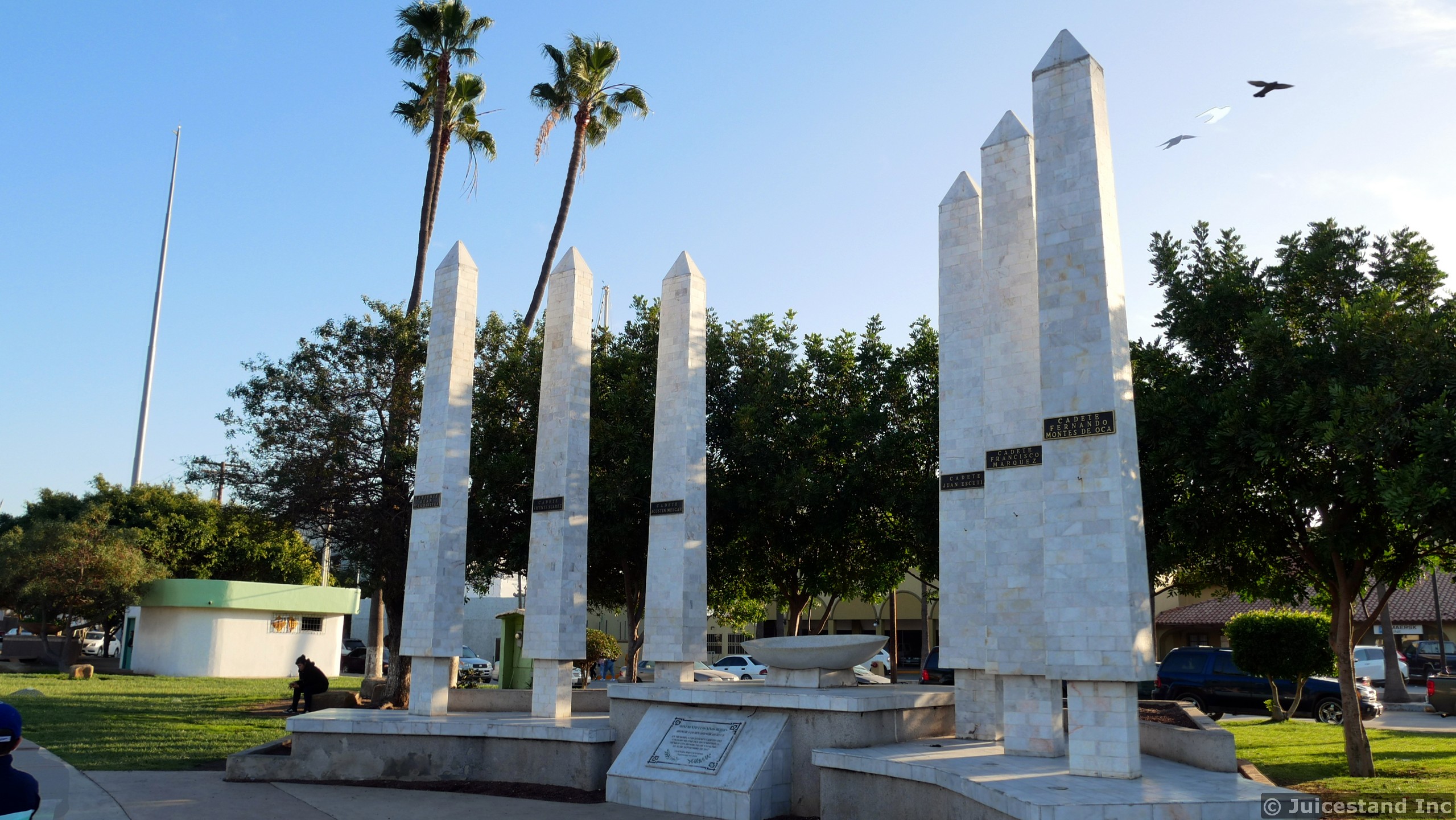 Memorial at Civic Plaza de la Patria Ensenada