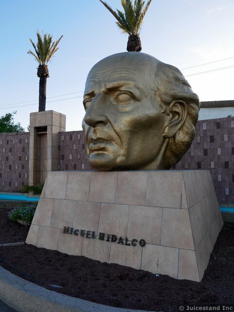 Miguel Hidalgo Big Head at Civic Plaza de la Patria Ensenada