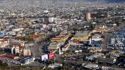 Downtown Ensenada viewed from Mirador
