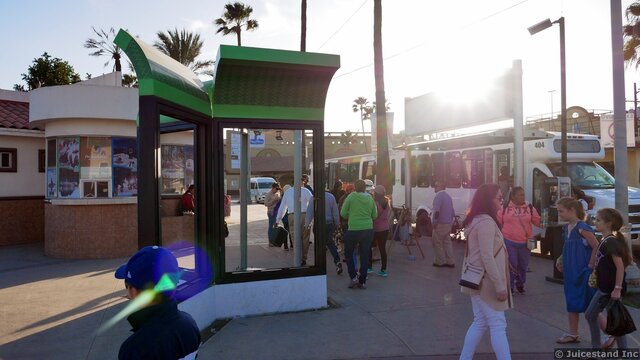Ensenada Cruise Shuttle Stop next to Civic Plaza de la Patria