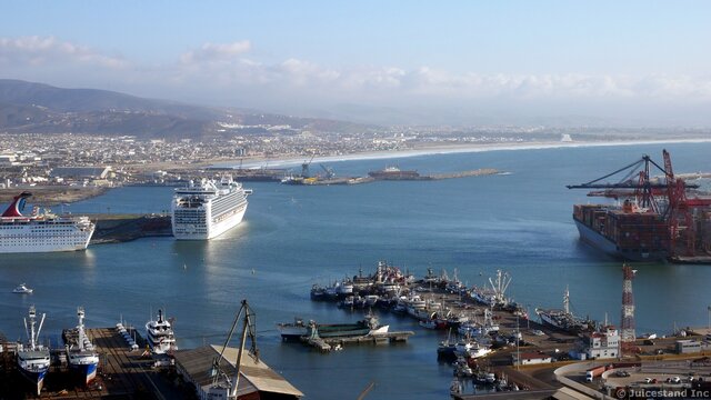 View of Ensenada Playa Hermosa from Mirador